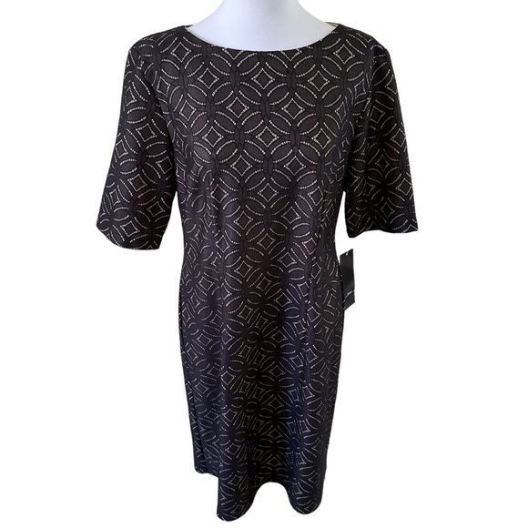 R&K Women’s Dress Black/Nude Size 12 NWT - Picture 6 of 11